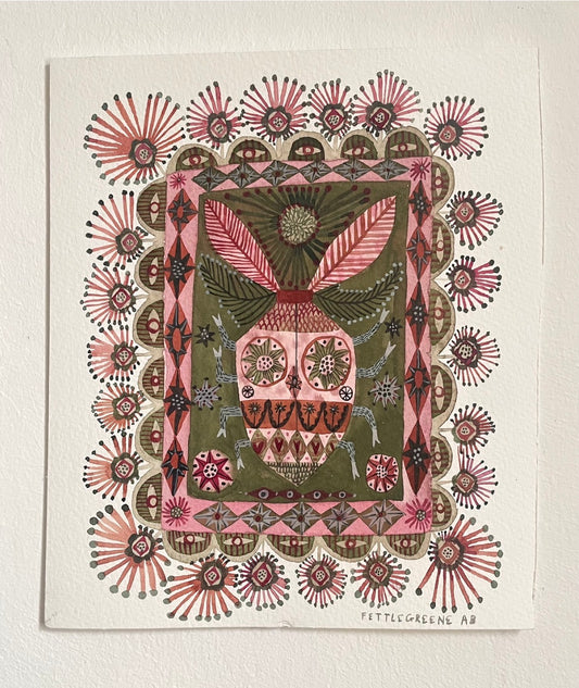 Pink and Olive Beetle